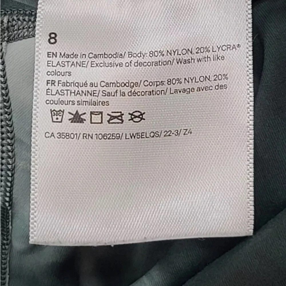 Lululemon Align High-Rise Pant 28” Diamond Dye Starlight Smoked Spruce Size 8 - Picture 4 of 10